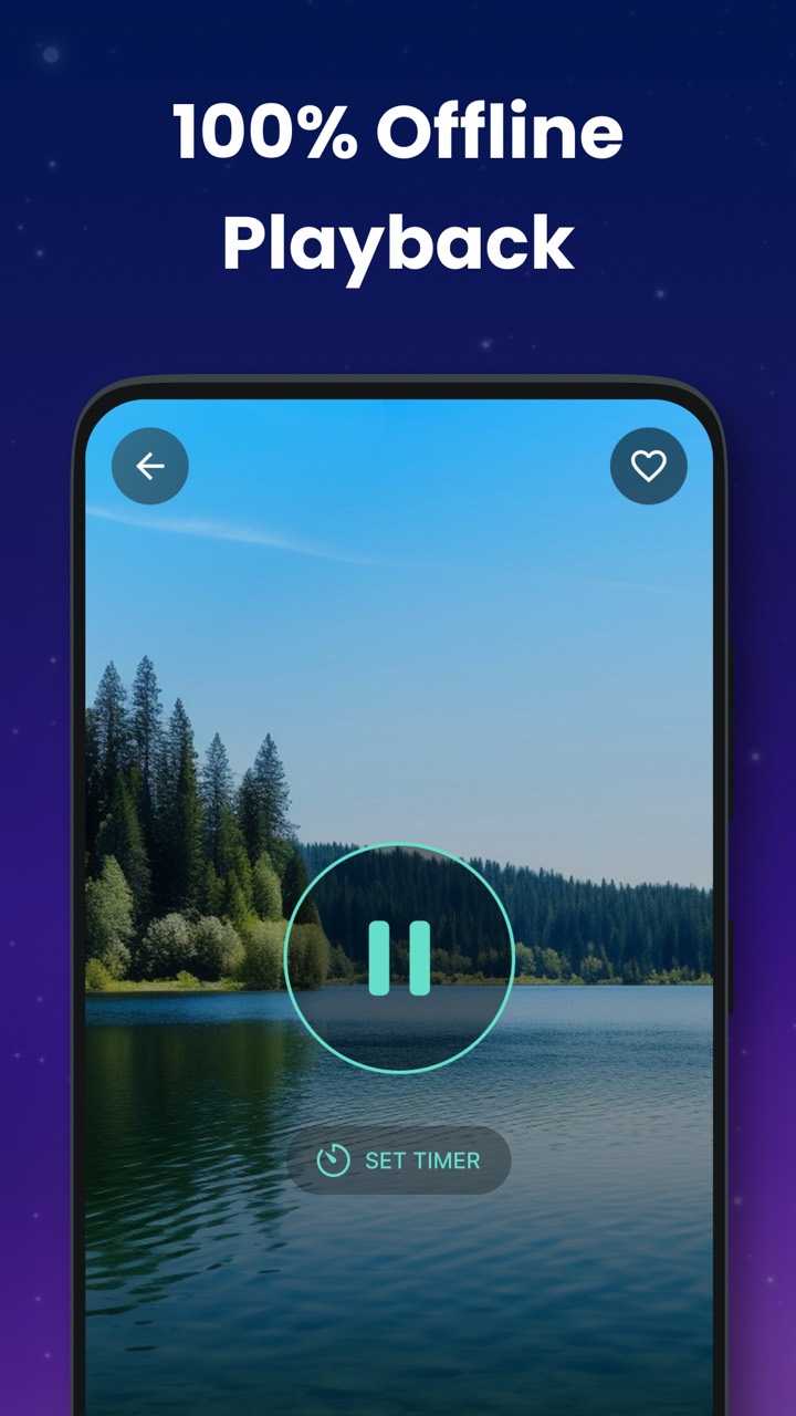 Offline playback screen
